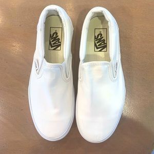 Women’s white vans sneakers